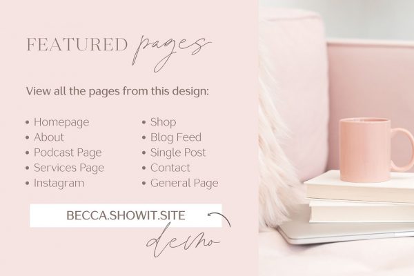 Website Template - Becca