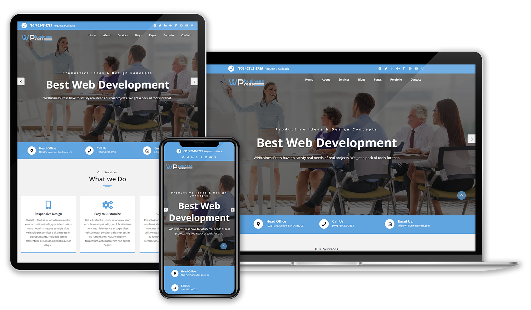 WP Marketing Premium theme