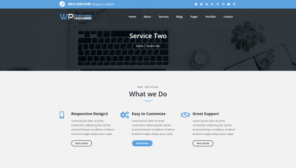 WP Marketing Premium theme