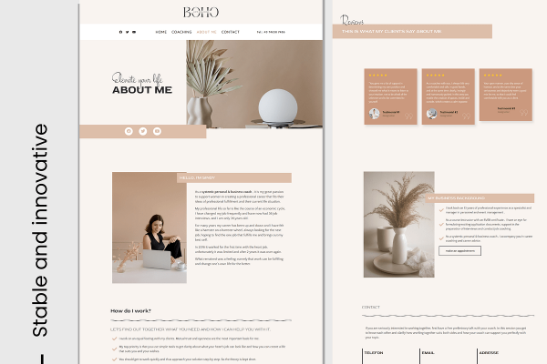 Coach Website Theme