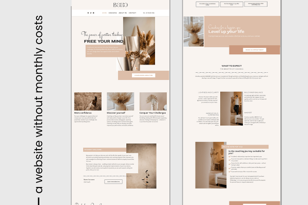 Coach Website Theme